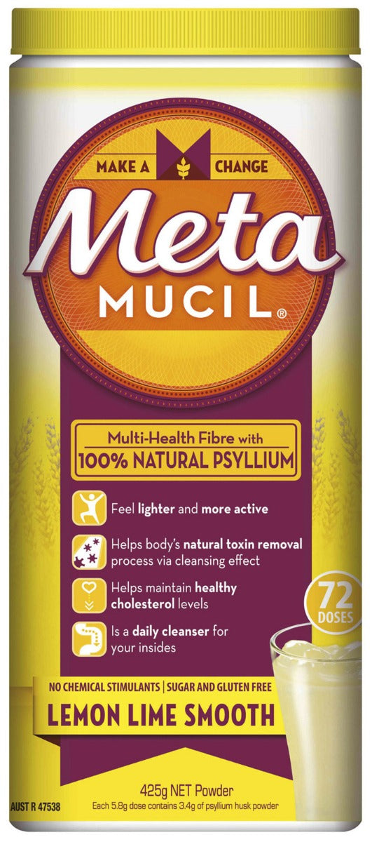 Metamucil Smooth Lemon Lime 72 Dose