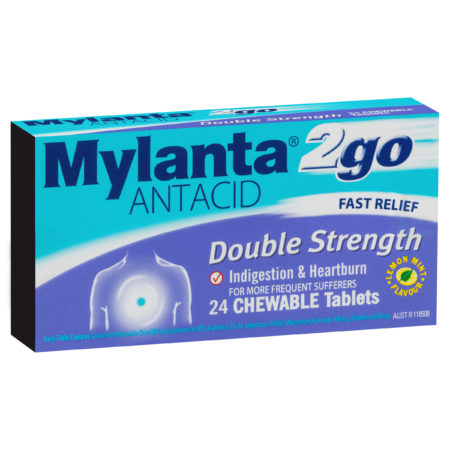 Mylanta 2Go Antacid Double Strength 24