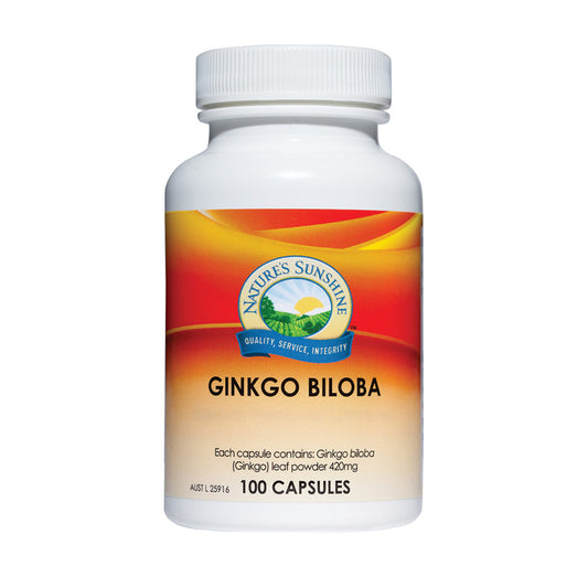 Natures Sunshine Ginkgo 420mg 100C