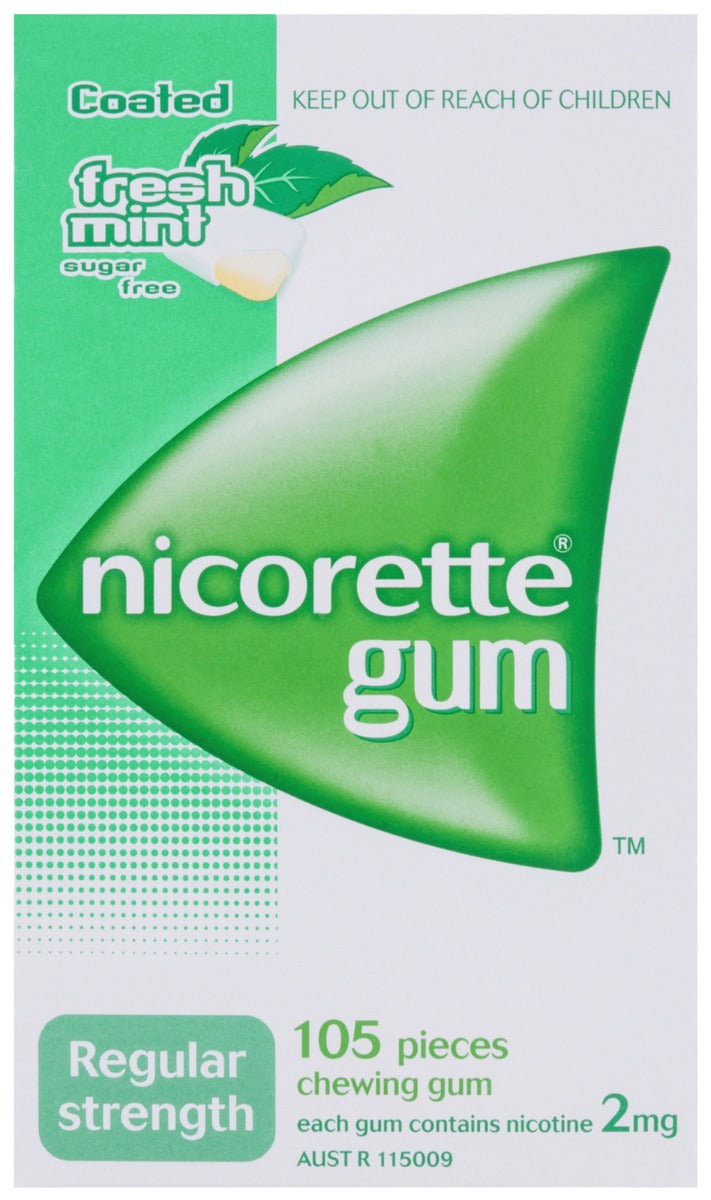 Nicorette Gum 2mg Classic 105