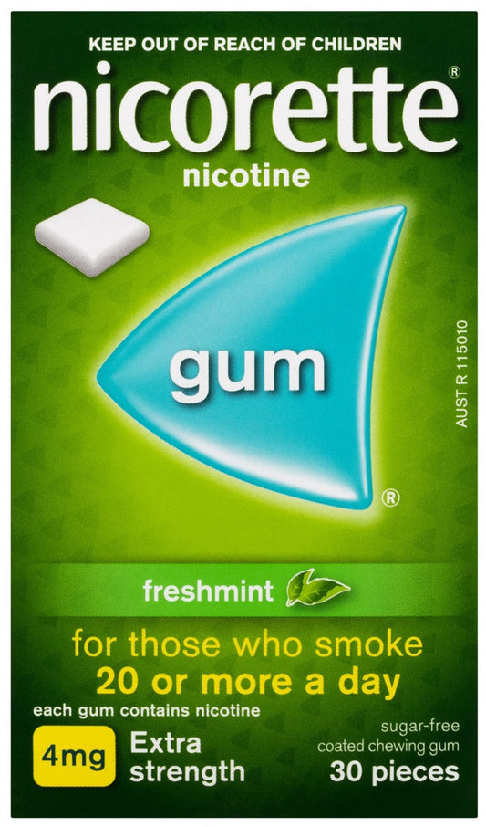 Nicorette Gum 4mg Frshmint 30