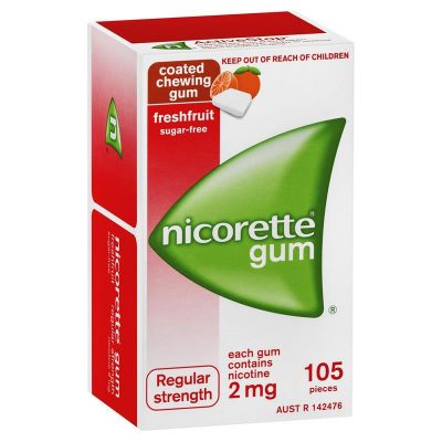 Nicorette Gum F/Fruit 2mg 105