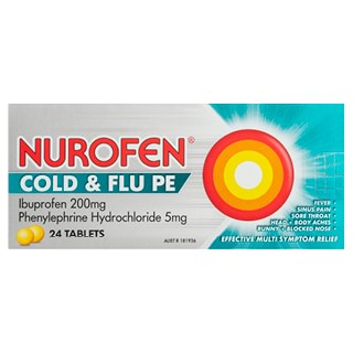 Nurofen Cold/Flu Pe Tab 24