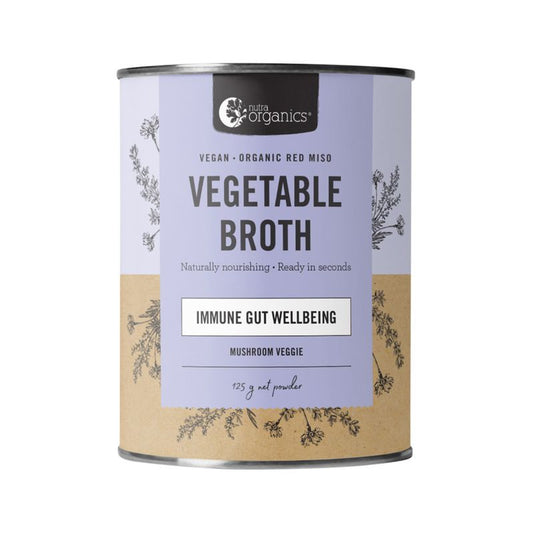 Nutra Organics Broth Vegetable Adaptogenic Mushrooms 125g