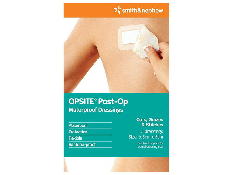 Smith & Nephew Opsite Post-Op 6.5X5Cm Pk5