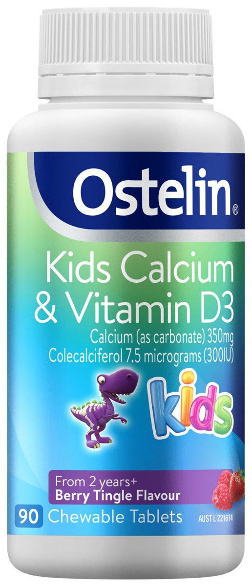 Ostelin Kids Calcium And Vitamin D3 Chewable 90Tab