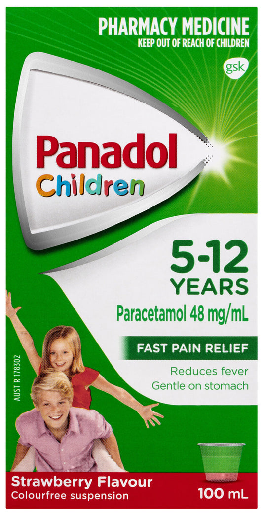 Panadol 5-12Yrs Sbry 48 mg 100mL