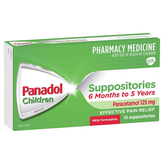 Panadol Child Suppository 125mg 10'S