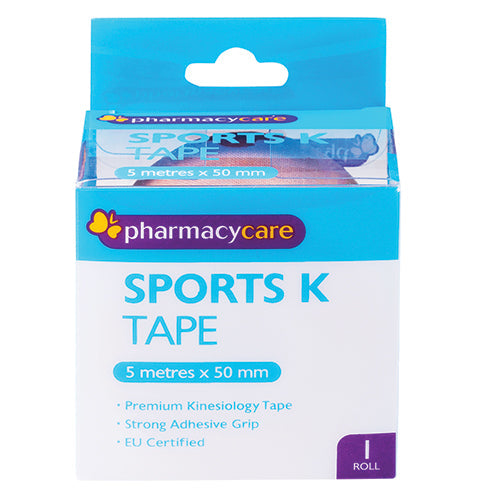 Pharmacy Care Sports K Tape 5 Metres X 50Mm