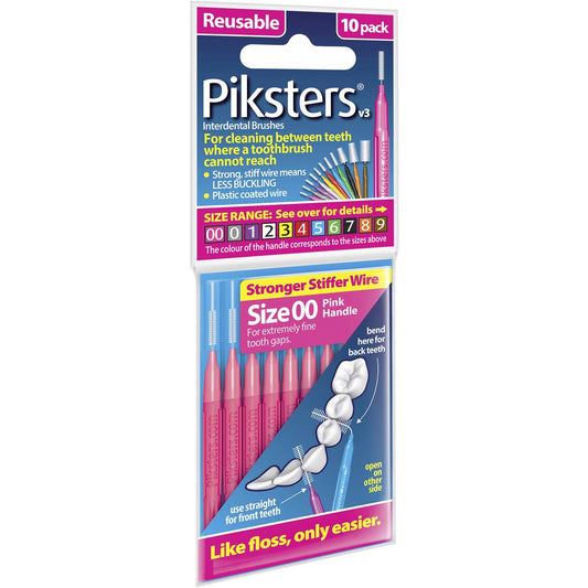 Piksters I/Dental Brush 00 10Pk