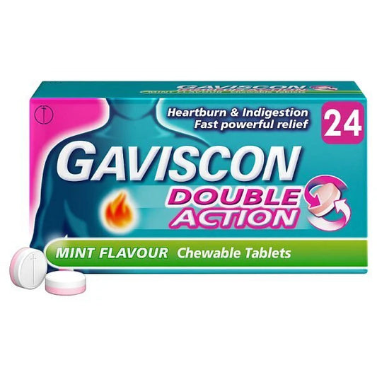 Gaviscon Dbl Str P/Mint Tab 24