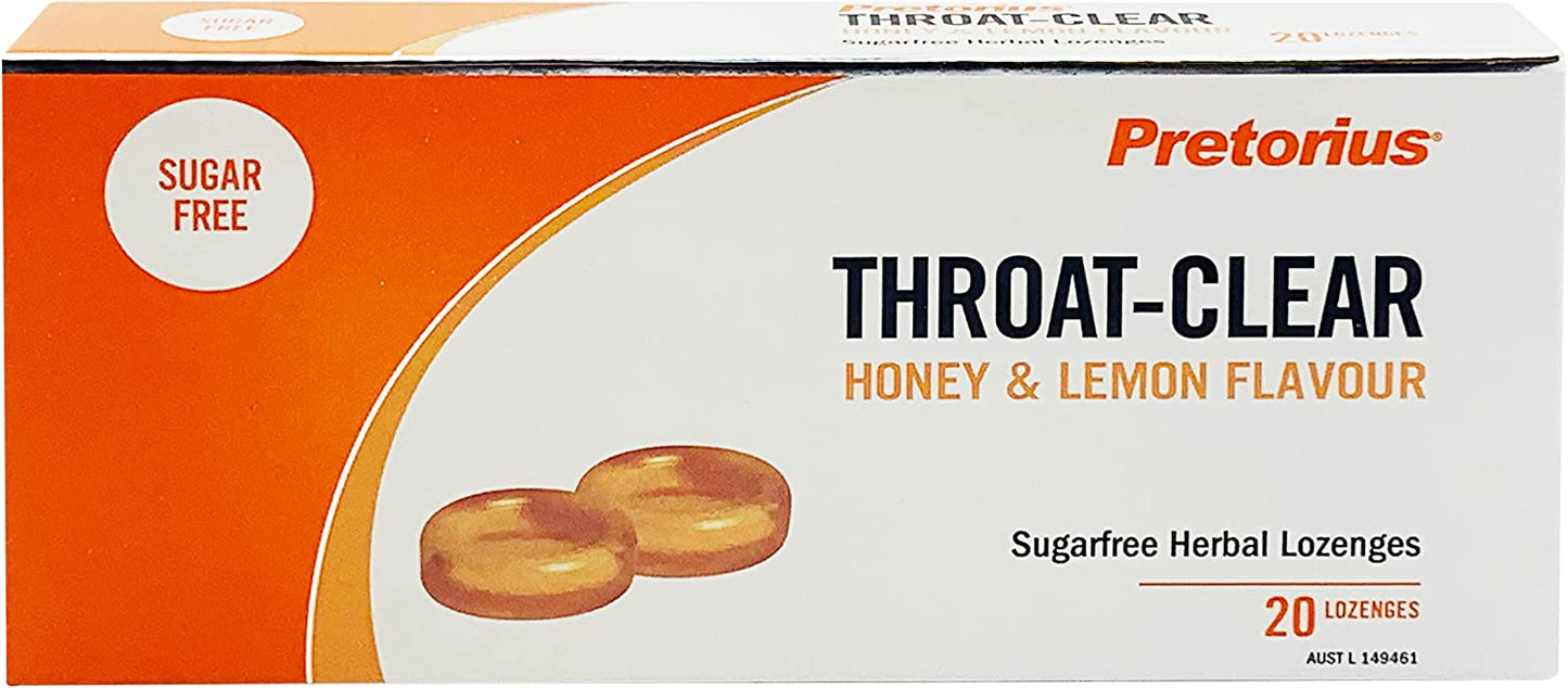 Pretorius Throat Clear Lozenges Honey