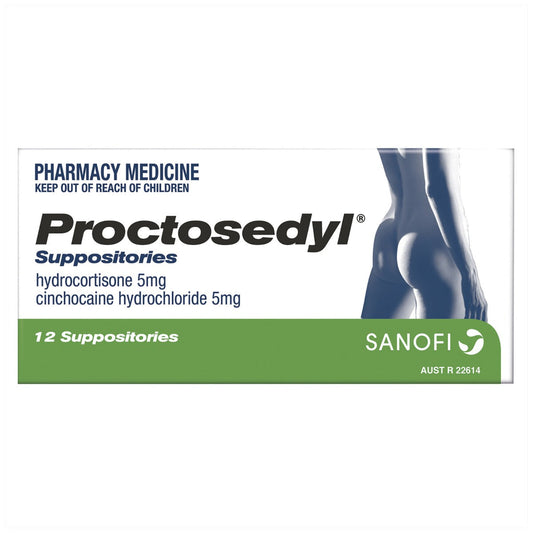 Proctosedyl Supp 12