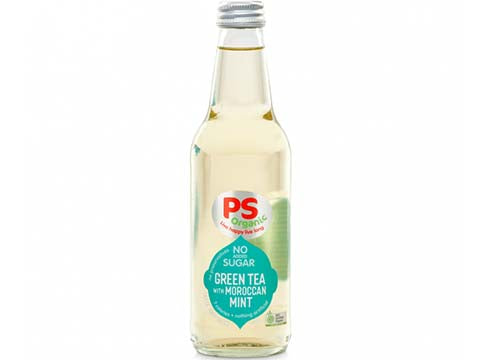 Ps Organic Green Tea W Mint 330mL