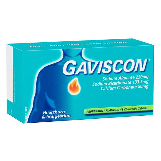 Gaviscon Peppermint Tab 48