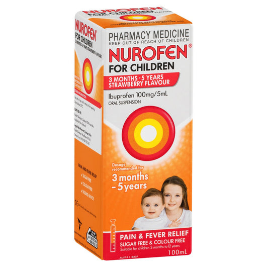 Nurofen Chld 3M-5Yr S/By 100mL