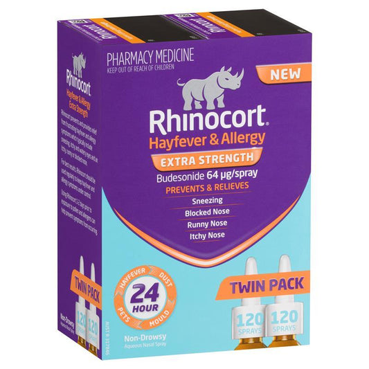 Rhinocort Aq Nasal Dose 120 X2