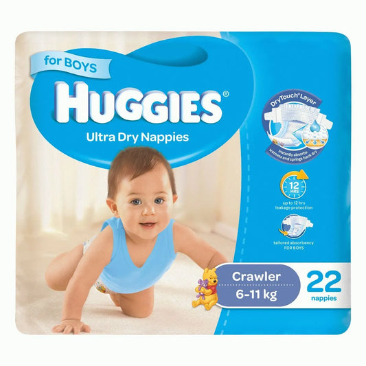 Huggies Crawler Boy 22Pk