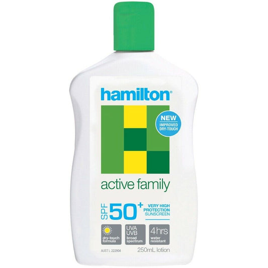 Hamilton Active Family Spf Lotion 50+ 250mL