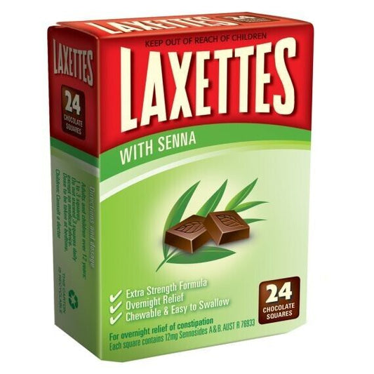 Laxettes Choc With Senna 24