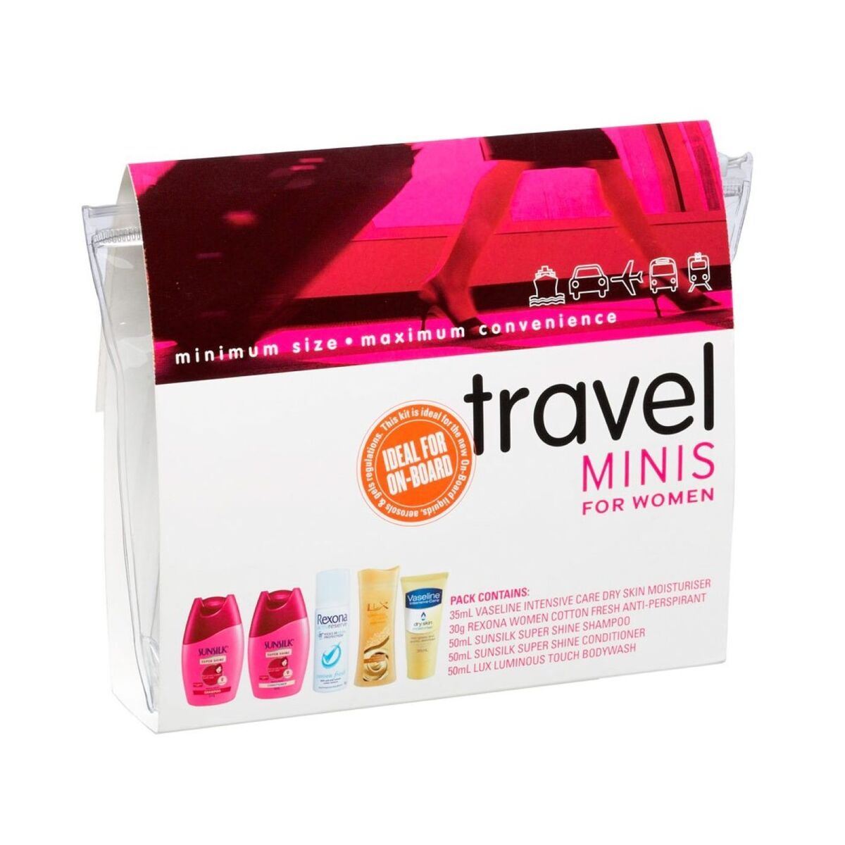 Travel Set Womens 5Pk