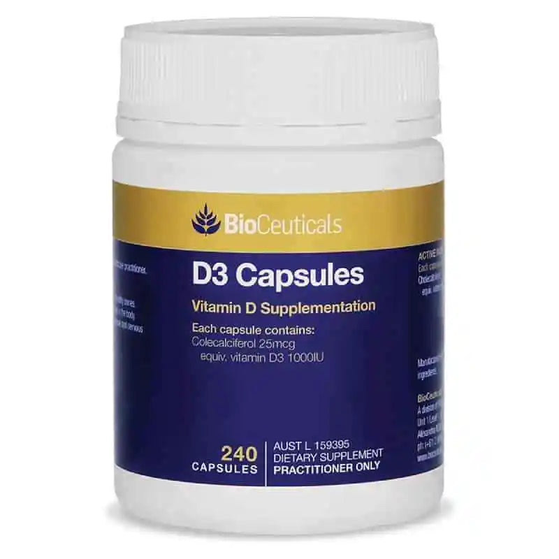 Bioceuticals D3 Capsules 240