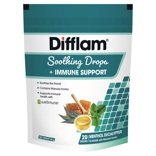 Difflam Sooth Drps+Immune Mnthol Eucl 20