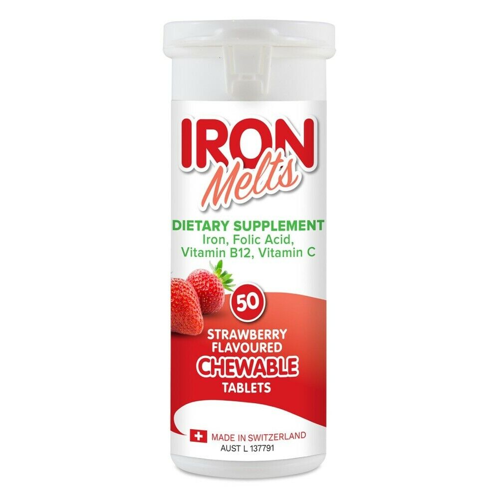 Iron Melts Chewable Tabs 50