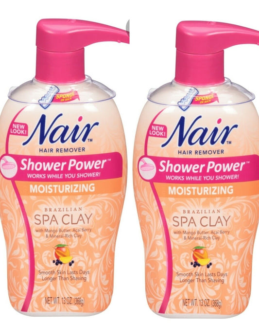 Nair Shower Pwr Spa Clay 312G