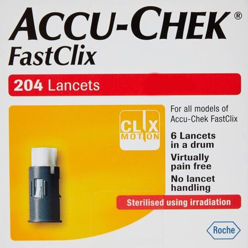 Accu-Chek Fastclix 204 Lancets