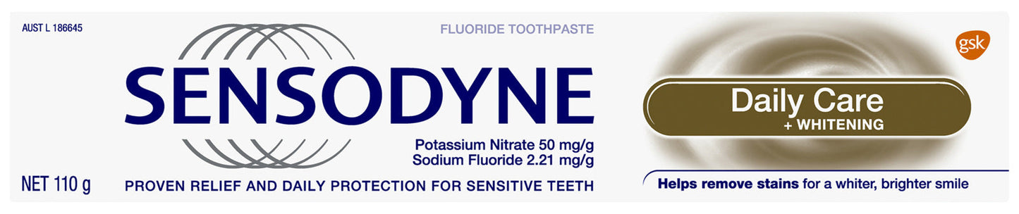 Sensodyne T/P T/Care Whte 110g