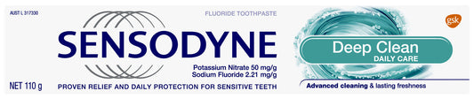 Sensodyne Deep Clean Tpaste 110g