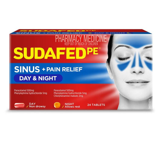 Sudafed Pe Day / Night Rlf 24