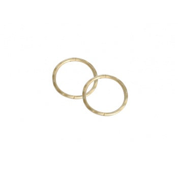 Sleepers 14Mm 22Ct Gold Plated