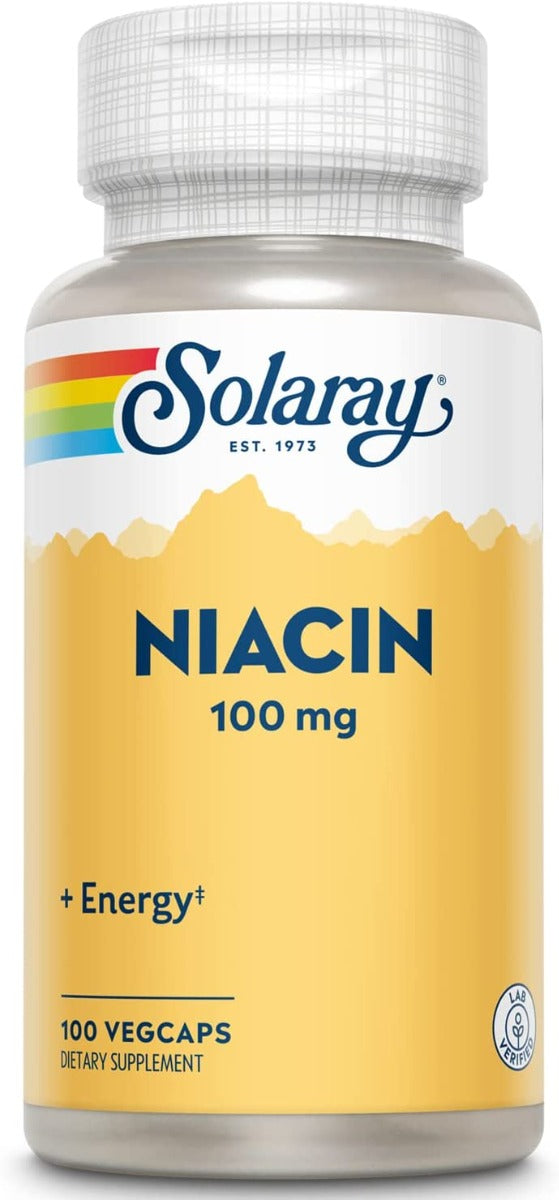 Solaray Niacin 100mg 100 Caps