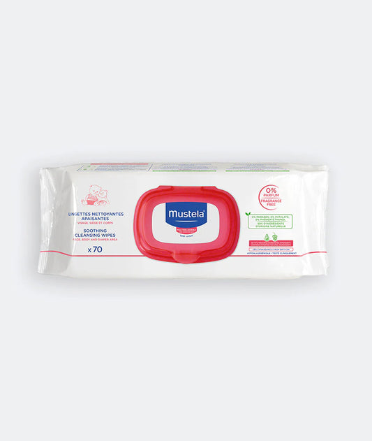 Mustela Soothing Cleansing Wipes X70