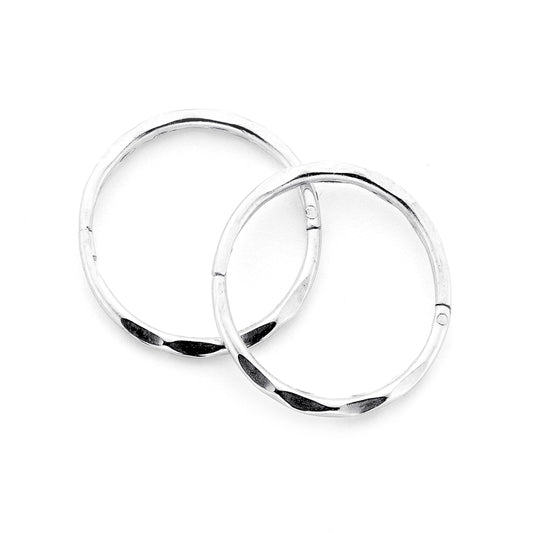 Sleepers 12Mm Facet Silver