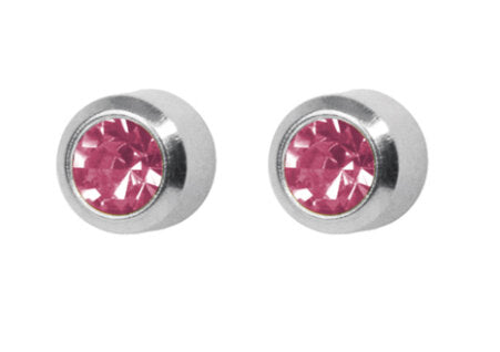 Studex Surgical Steel October Birthstone