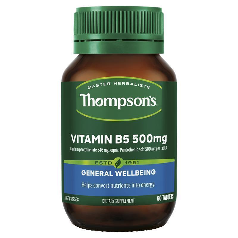 Thompson'S Vitamin B5 500 mg 60 Tab