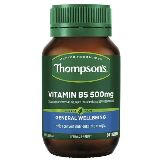 Thompson'S Vitamin B5 500 mg 60 Tab