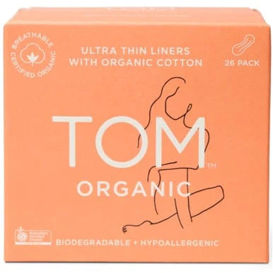 Tom Organic Ultra Thin Liners 26Pk