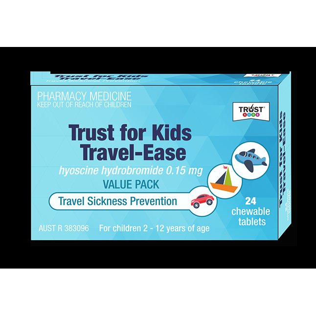 Trust For Kids Travel Ease 24Tabs