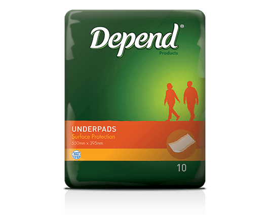 Depend Underpads 10