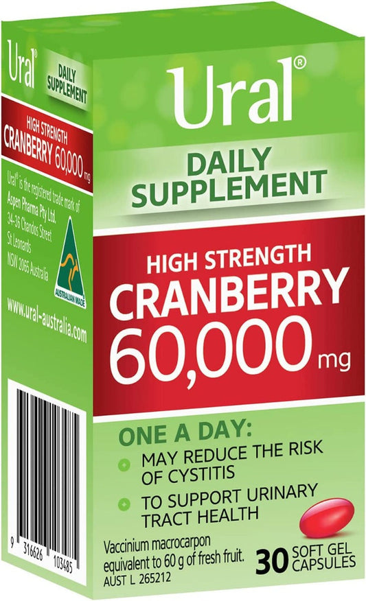 Ural High Strength Cranberry 30 Caps