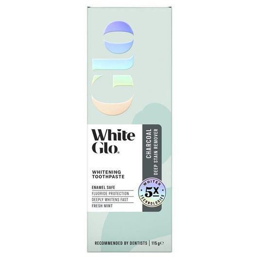 White Glo White Tpaste Charcoal 115g