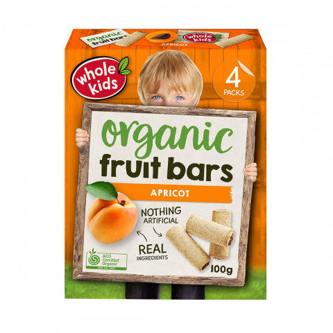 Whole Kids Fruit Apricot Fruit Bars 100g