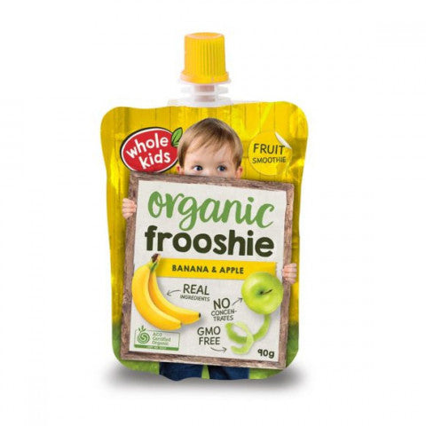 Whole Kids Oranic Frooshie Banana & Apple 90g