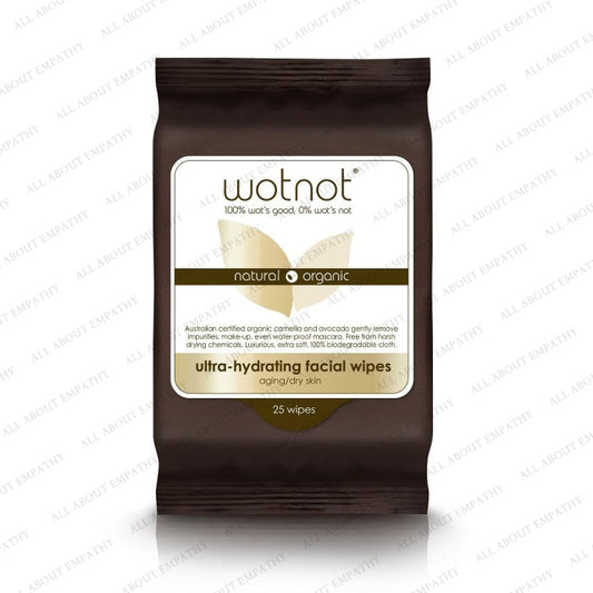 Wotnot Facial Wipes Ultra-Hydrating 25Pk